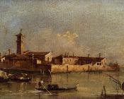 View Of The Island Of San Michele Near Murano Venice - 弗朗西斯科·格拉蒂